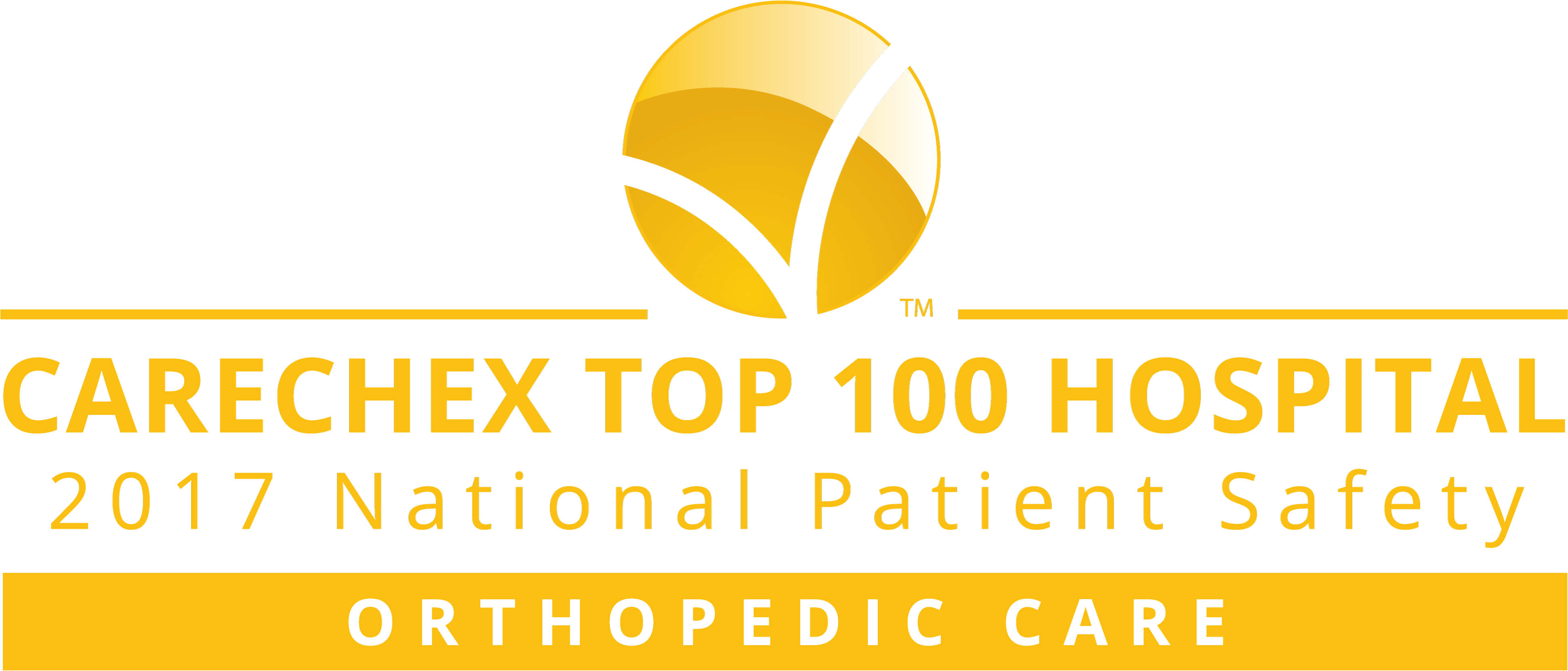 2017 CareCheck Top 100 Hospital National Patient Safety - Orthopedic Care