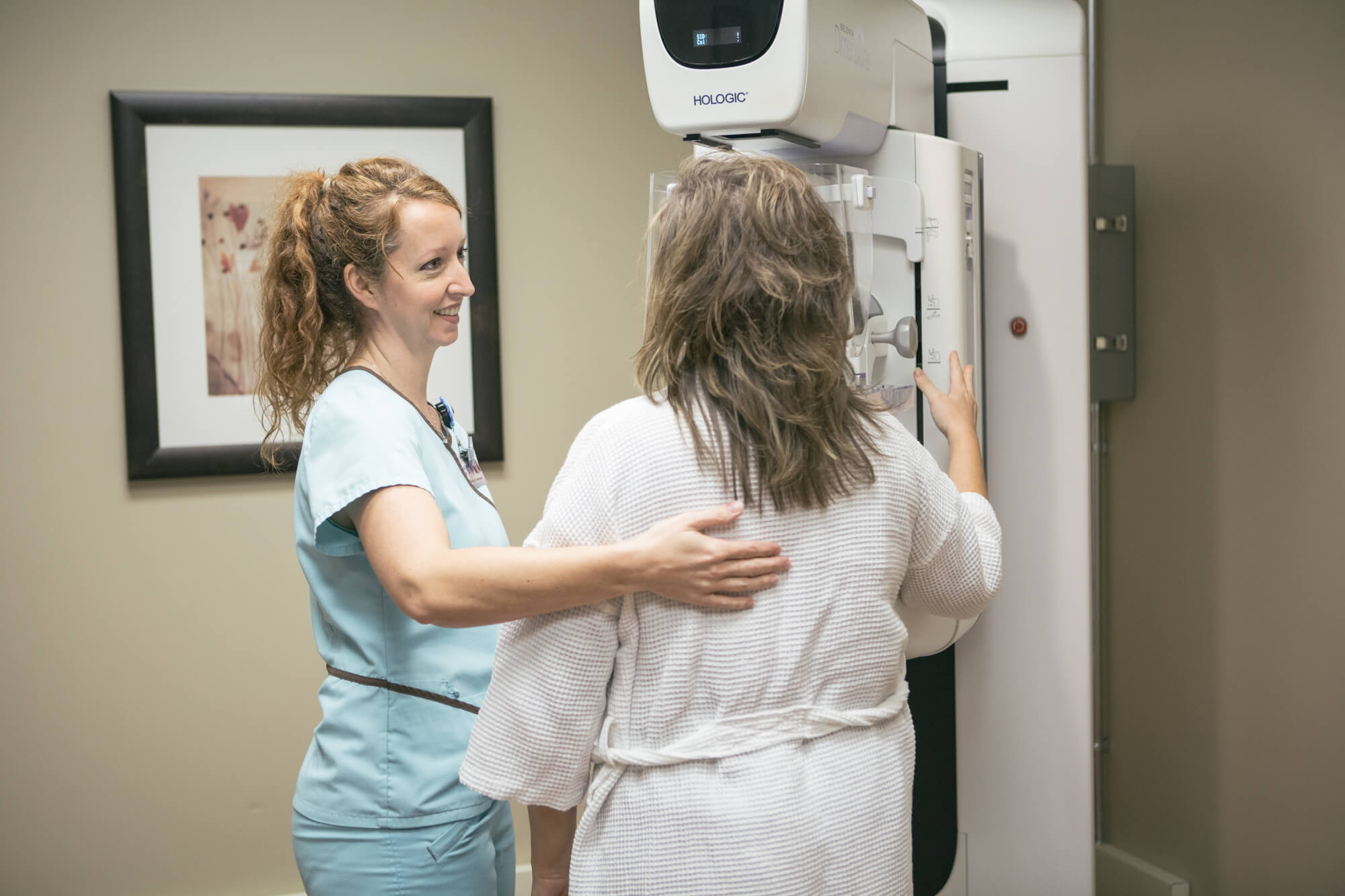 Mammography screening at Williamson Medical Breast Health Center