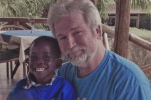 Jim Hawley and Peter from Uganda