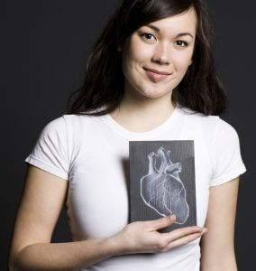 woman holding heart drawing heart health women attack heart attack cardiac